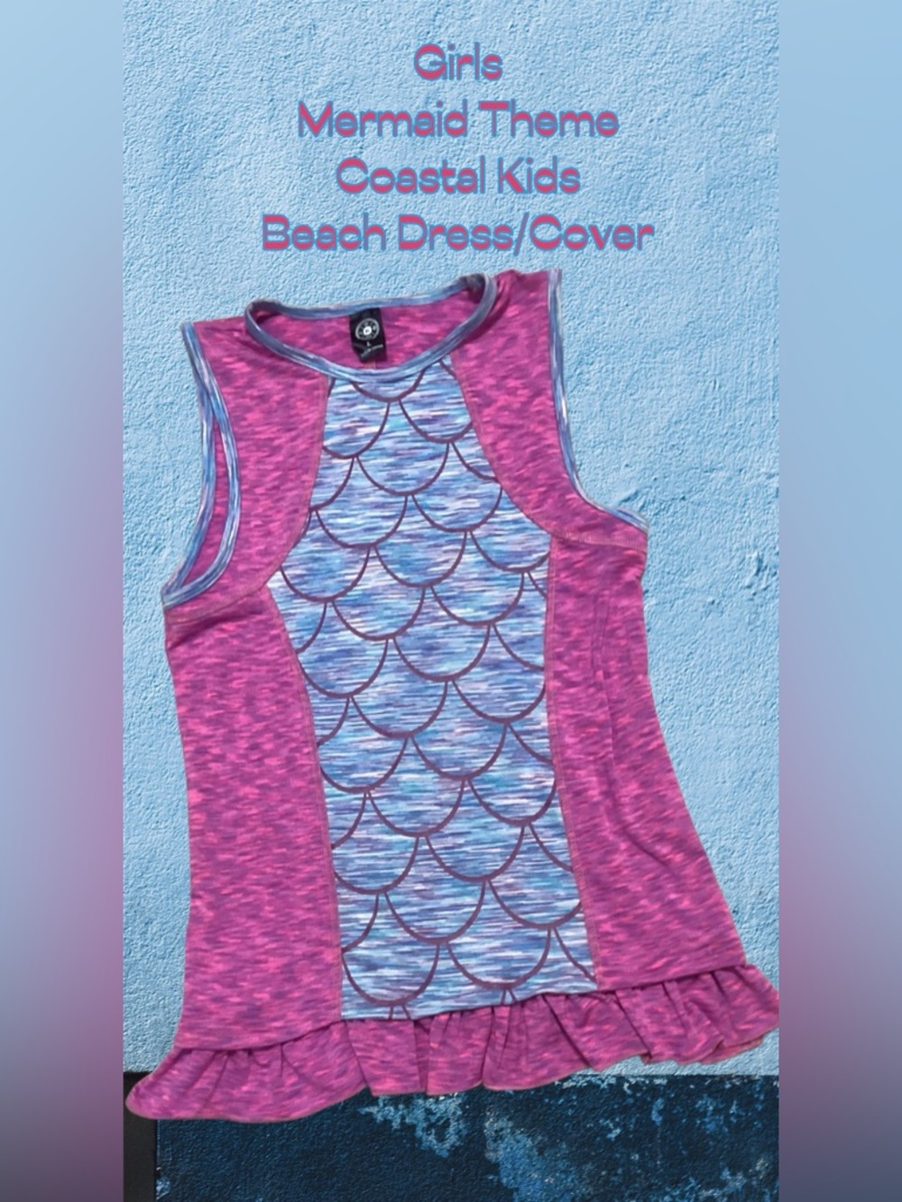 BEACHCOMBER Coastal kids Girls Large Beach Dress Cover up